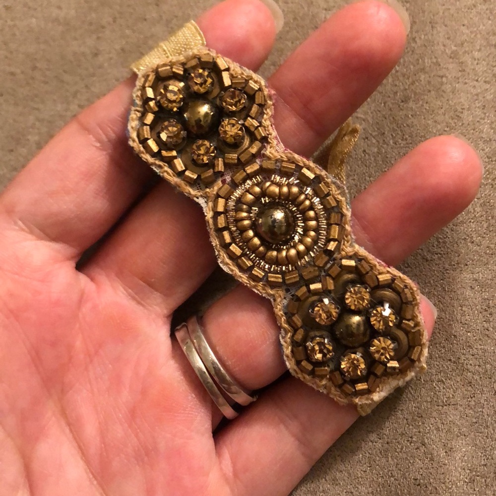 Jeweled hair tie